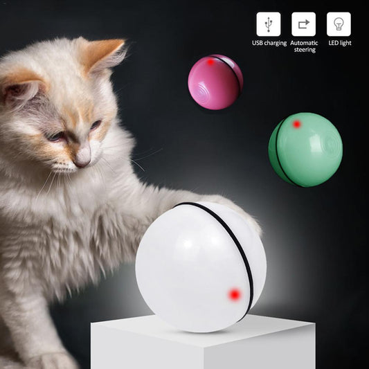 Automatic Rolling Ball With LED Laser